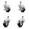 Service Caster 3 Inch Hard Rubber Wheel Swivel 12mm Threaded Stem Caster Brakes SCC, 2PK SCC-TS20S314-HRS-M1215-2-TLB-2 - alternate 4